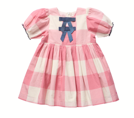 Pink Check Hermione Dress