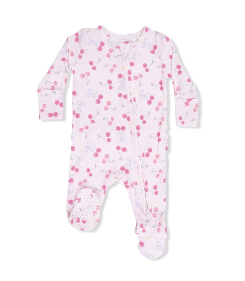 Sweet Bow Cherries Footie