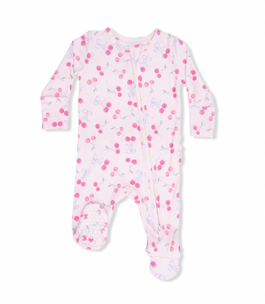 Sweet Bow Cherries Footie