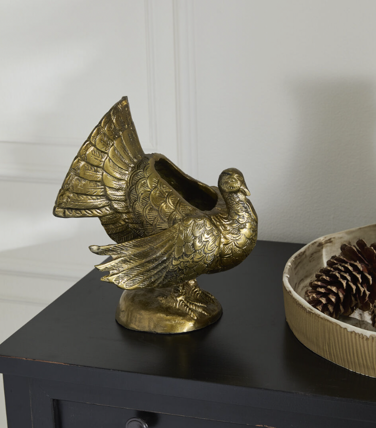 Autumn Turkey Vase