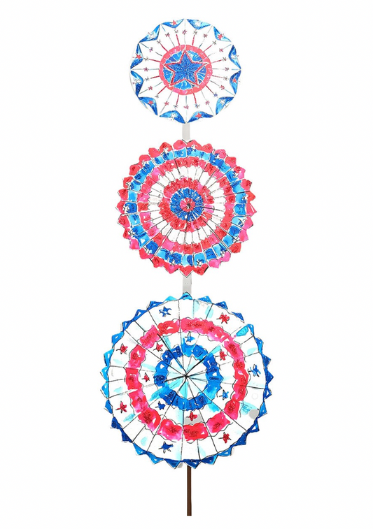Patriotic Pinwheel Topiary