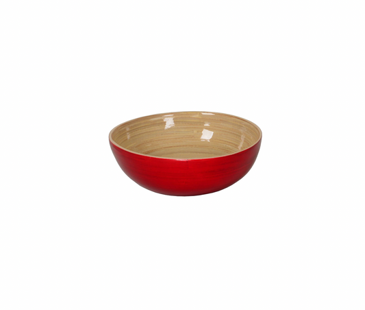 Red Bamboo Small Bowl
