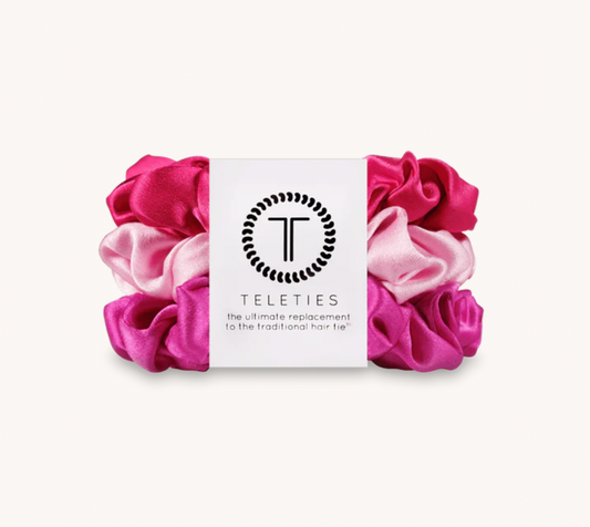 Rose All Day Small Silk Scrunchies