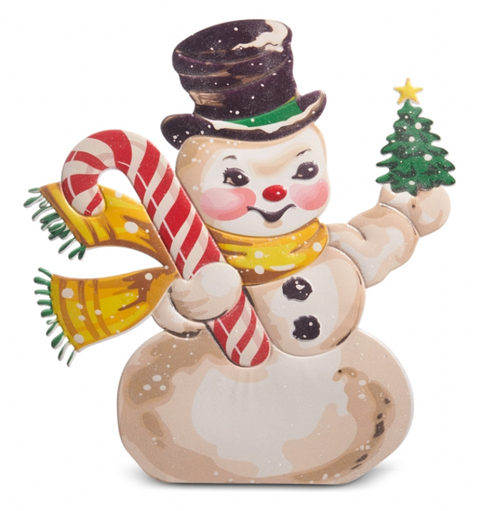 Vintage Snowman Yard Stake/Decor