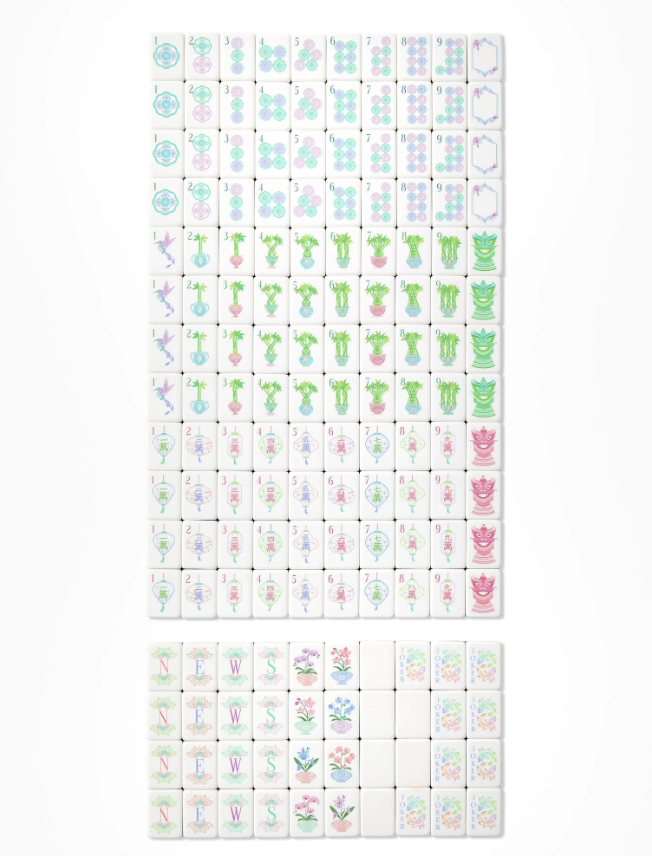 Moonlight Mahjong Tiles