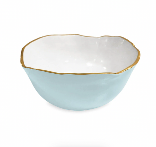 Sky Blue + White ENCANTO Osaka Large Bowl