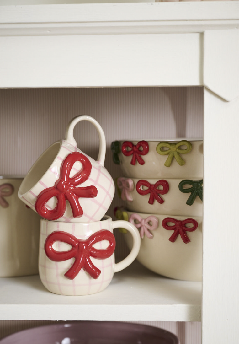 Red Bow Mug