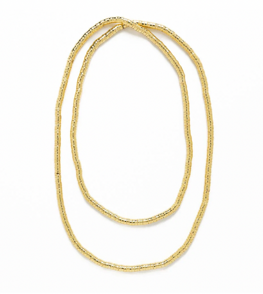 Long Brass Necklace