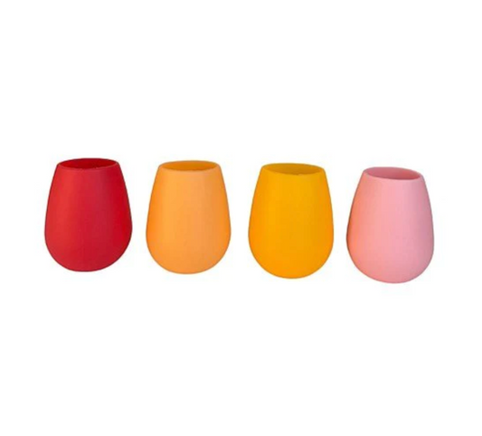 Sunset Silicone Stemless Glasses