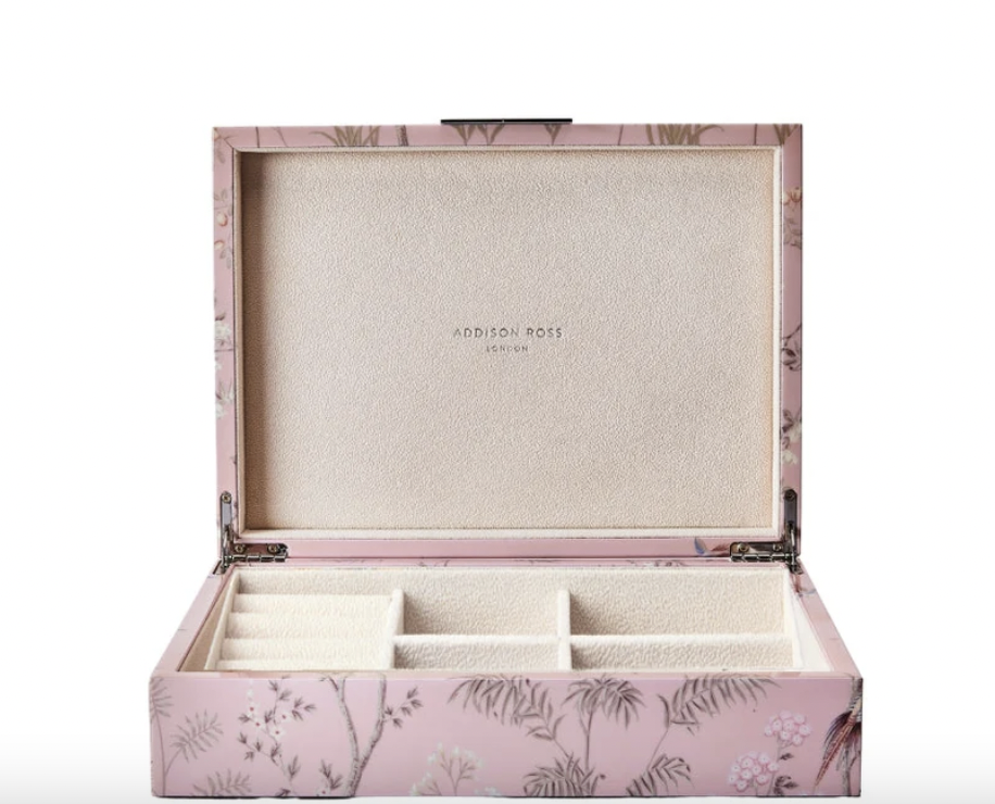 Pink Chinoiserie Jewelry Box