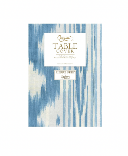Toile De Nantes Blue-Paper Linen Print Airlaid Tablecover