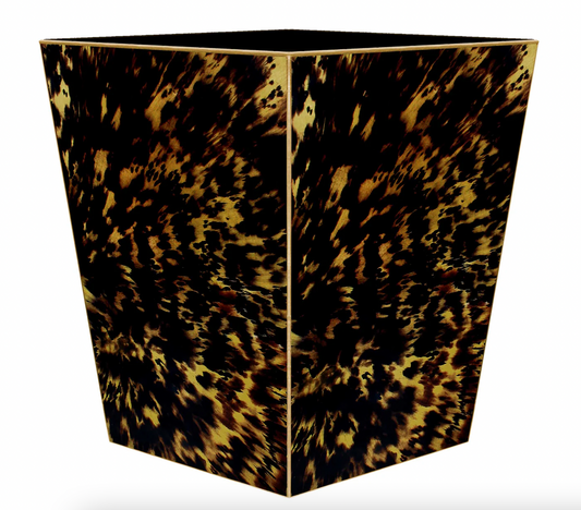 Tortoise Shell Wastepaper Basket
