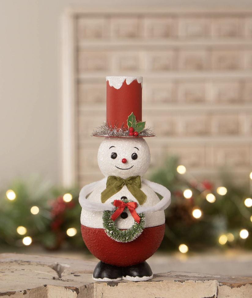 Top Hat Snowman Container
