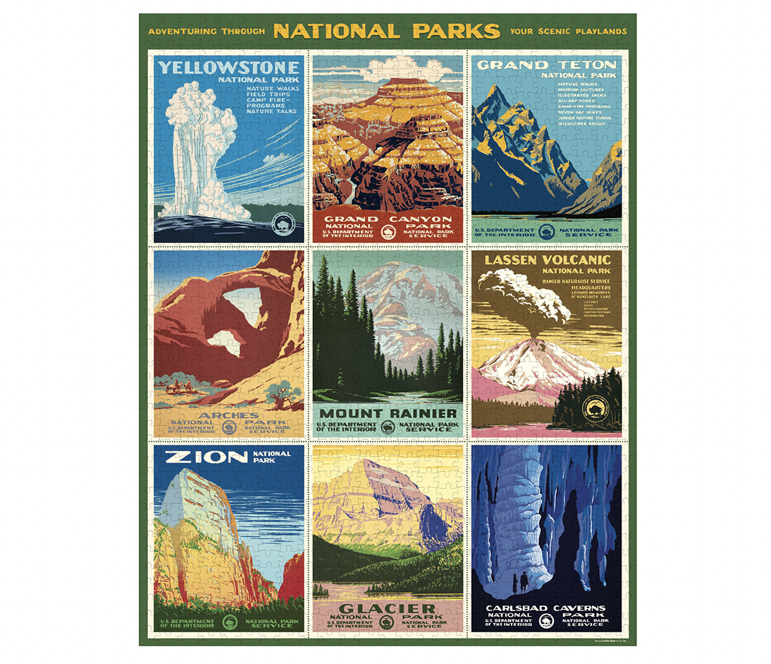 National Parks Posters Puzzle