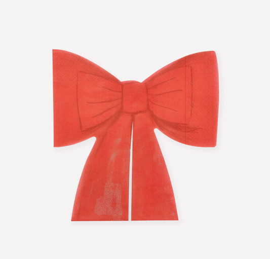 Red Bow Napkins