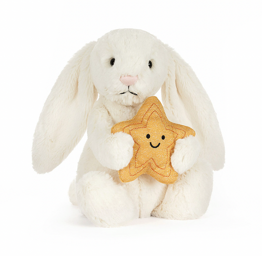 Cream Bunny with Star