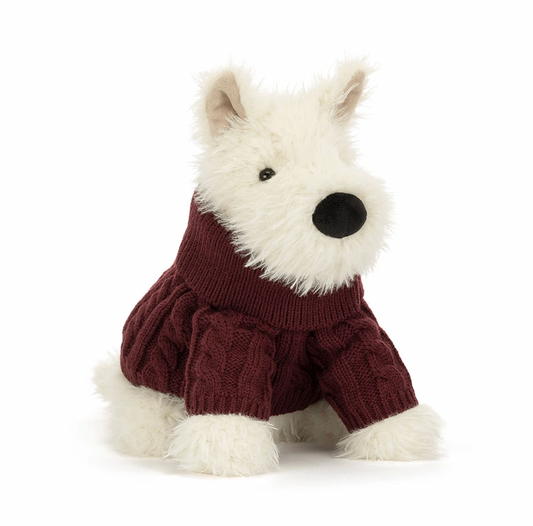 Munro Scottie Dog 'Winter Jumper'