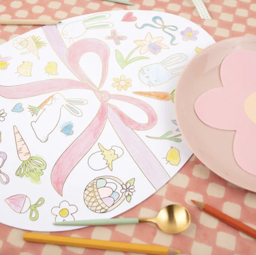 Easter Egg Coloring Placemats