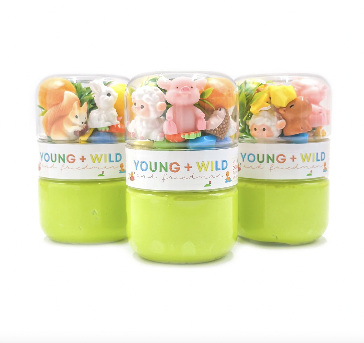 Spring Animals Grab & Go Dough Jar