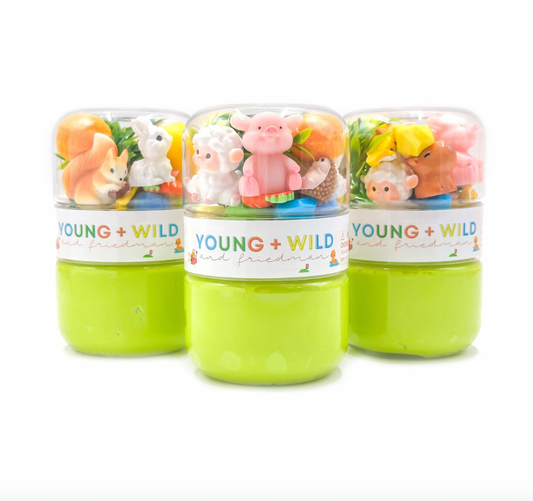 Spring Animals Grab & Go Dough Jar