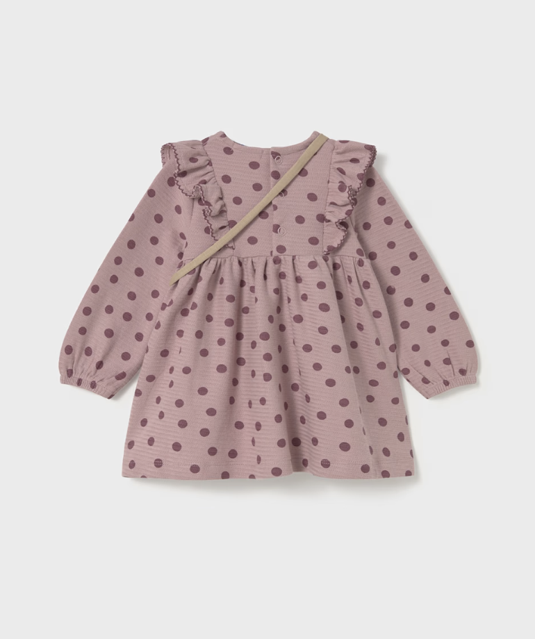 Polka Dot Dress with Bunny Bag