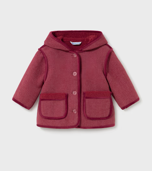 Hooded Coat with Pockets