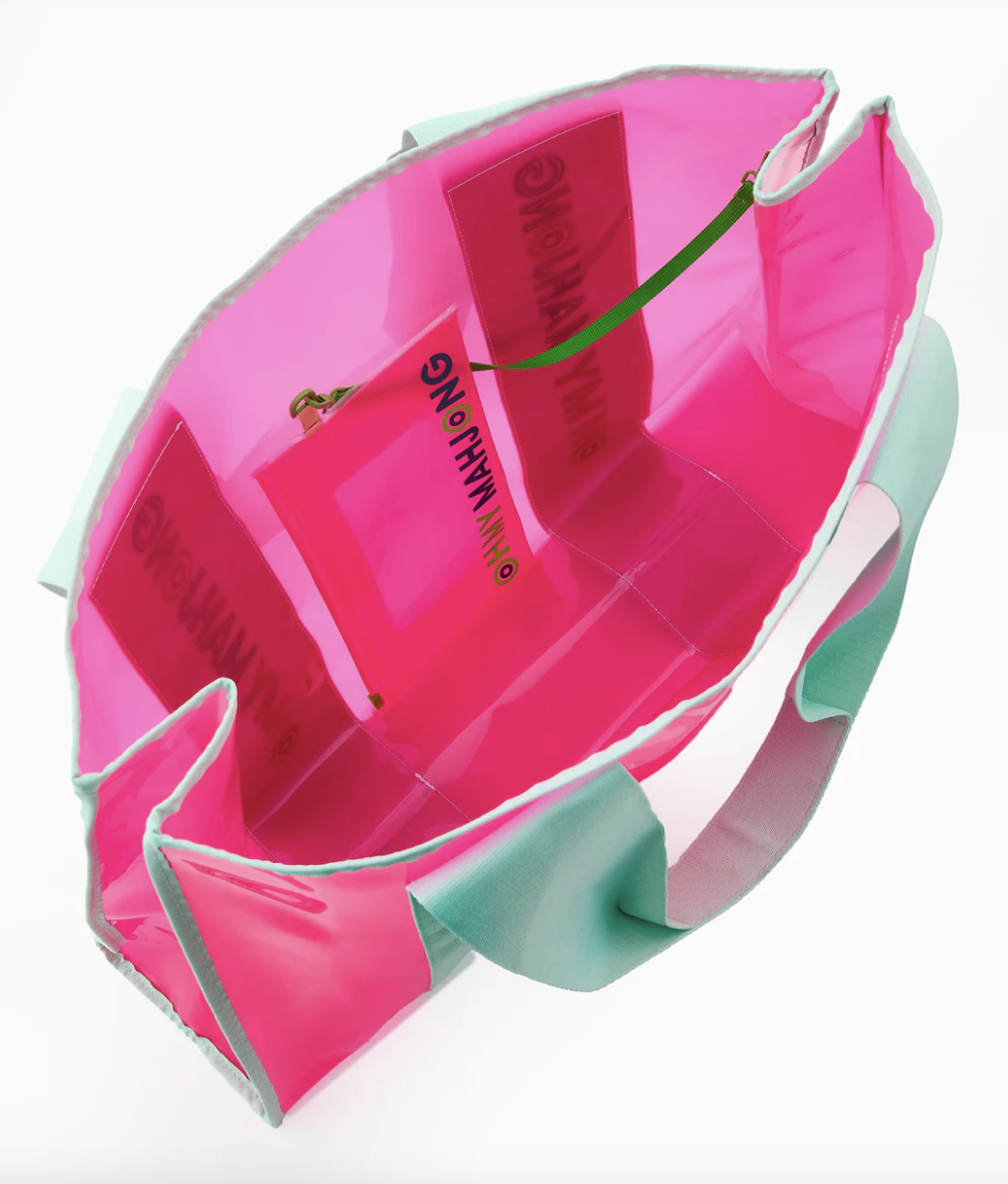 Pink Beach Mahjong Bag
