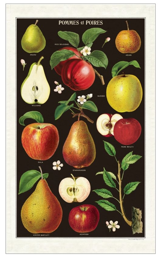 Apples & Pears Tea Towel