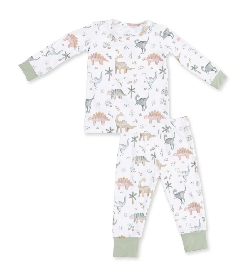 Sweet Baby Dinos Long Sleeve Pajama Set