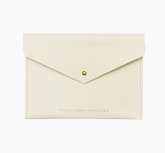 Ivory Mahjong Card Clutch