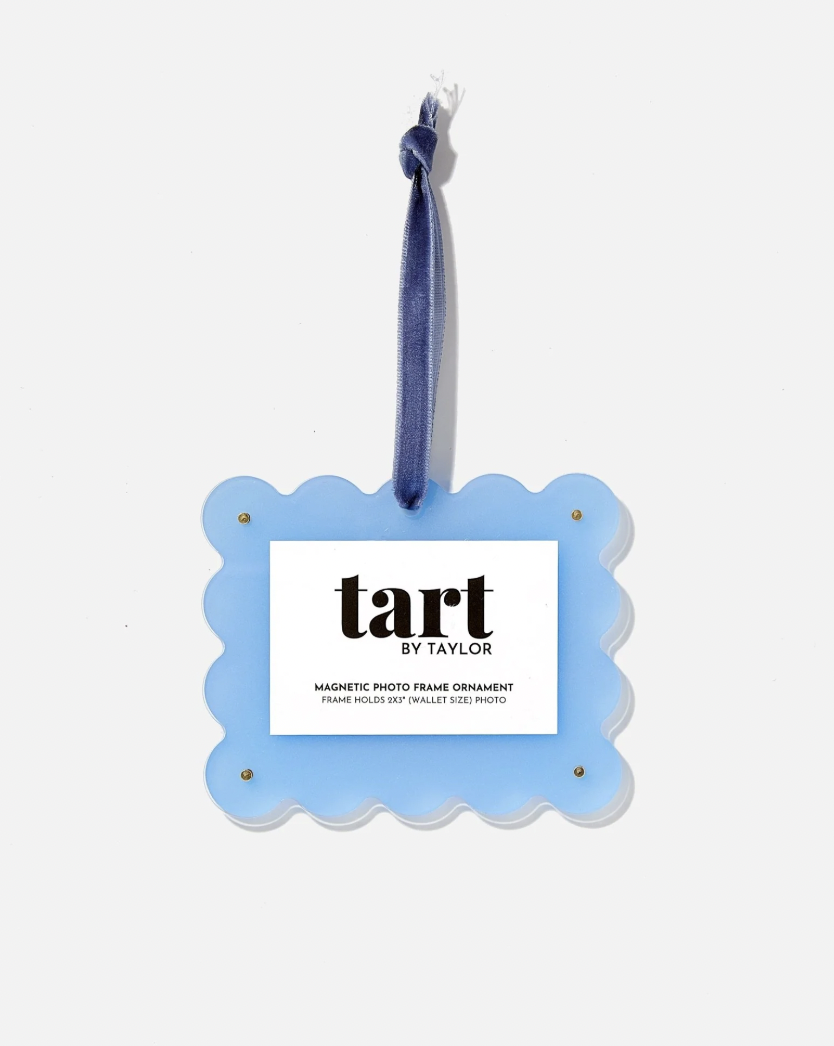 Denim Blue Frame Ornament