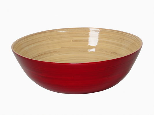 Red Classic Bamboo Bowl
