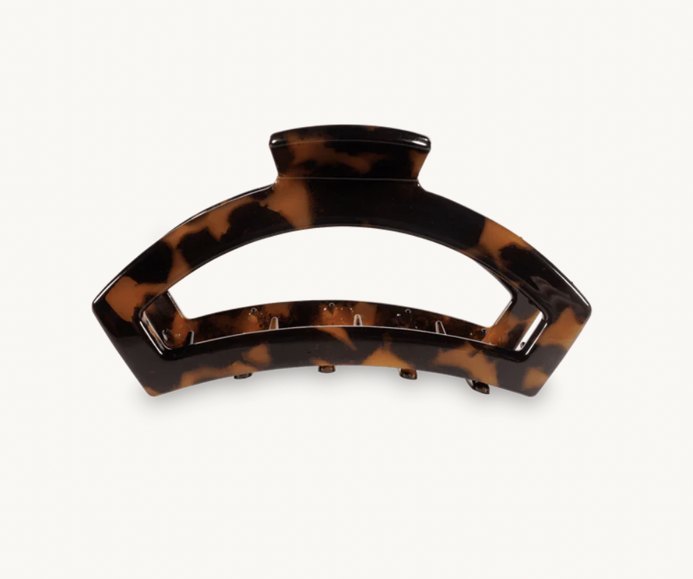 Open Tortoise Small Claw Hair Clip