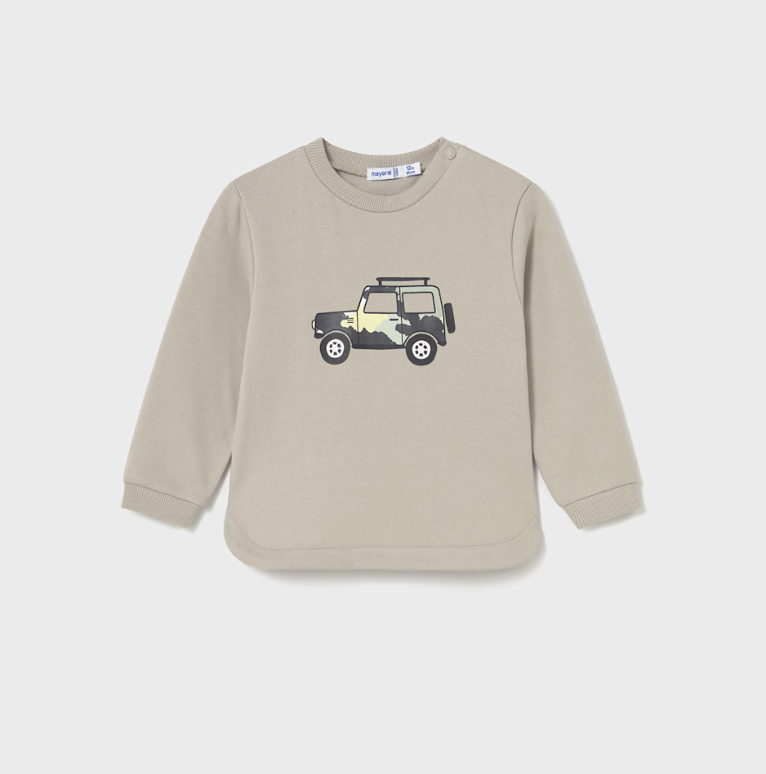 Boys Three Piece Set - Longe Sleeve Tee, Sweatpants, & Puffer Vest