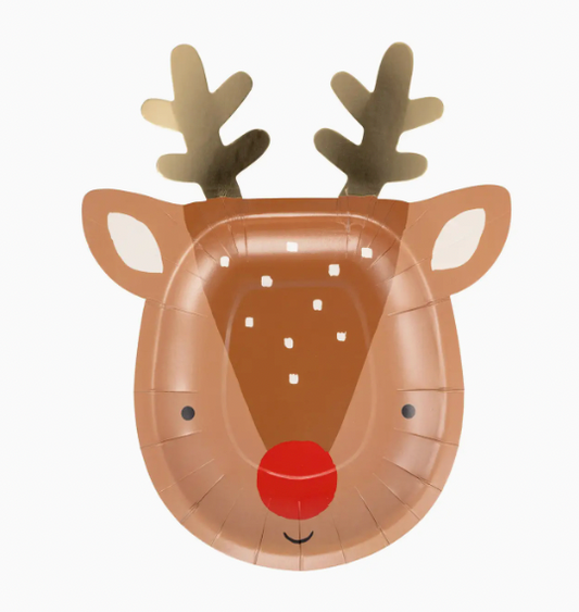 Rudolph Shaped Plate