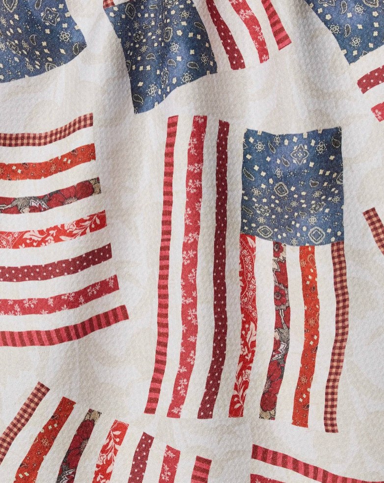 Patchwork Flag Tea Towel
