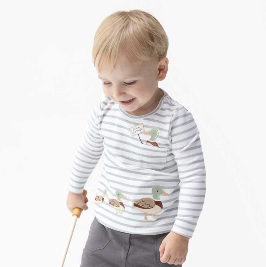 Mallard Long Sleeve Stripe Shirt