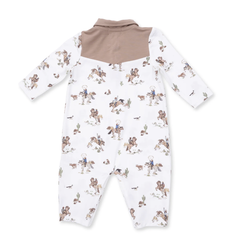 Long Sleeve Cowboy Romper
