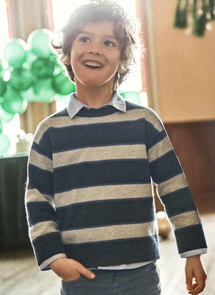 Striped Knit Sweater