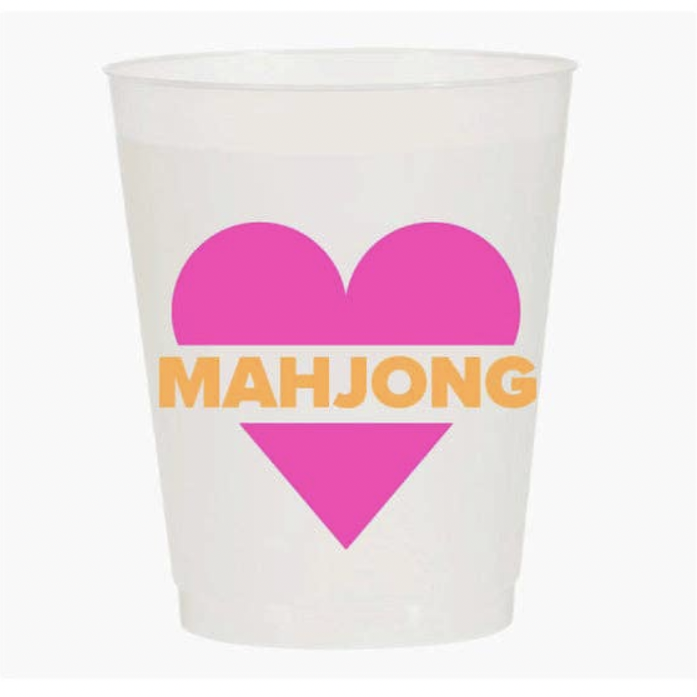 Heart Mahjong Reusable Cupstack