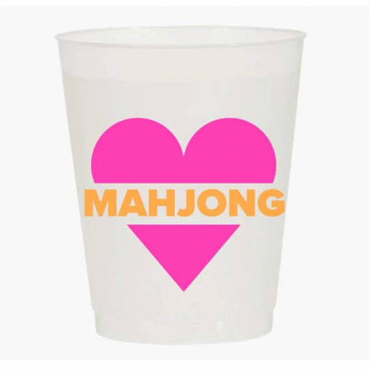 Heart Mahjong Reusable Cupstack