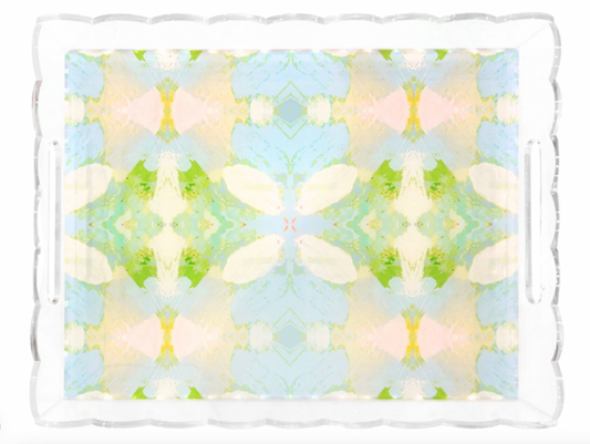 Elephant Falls Scalloped Tray - Large