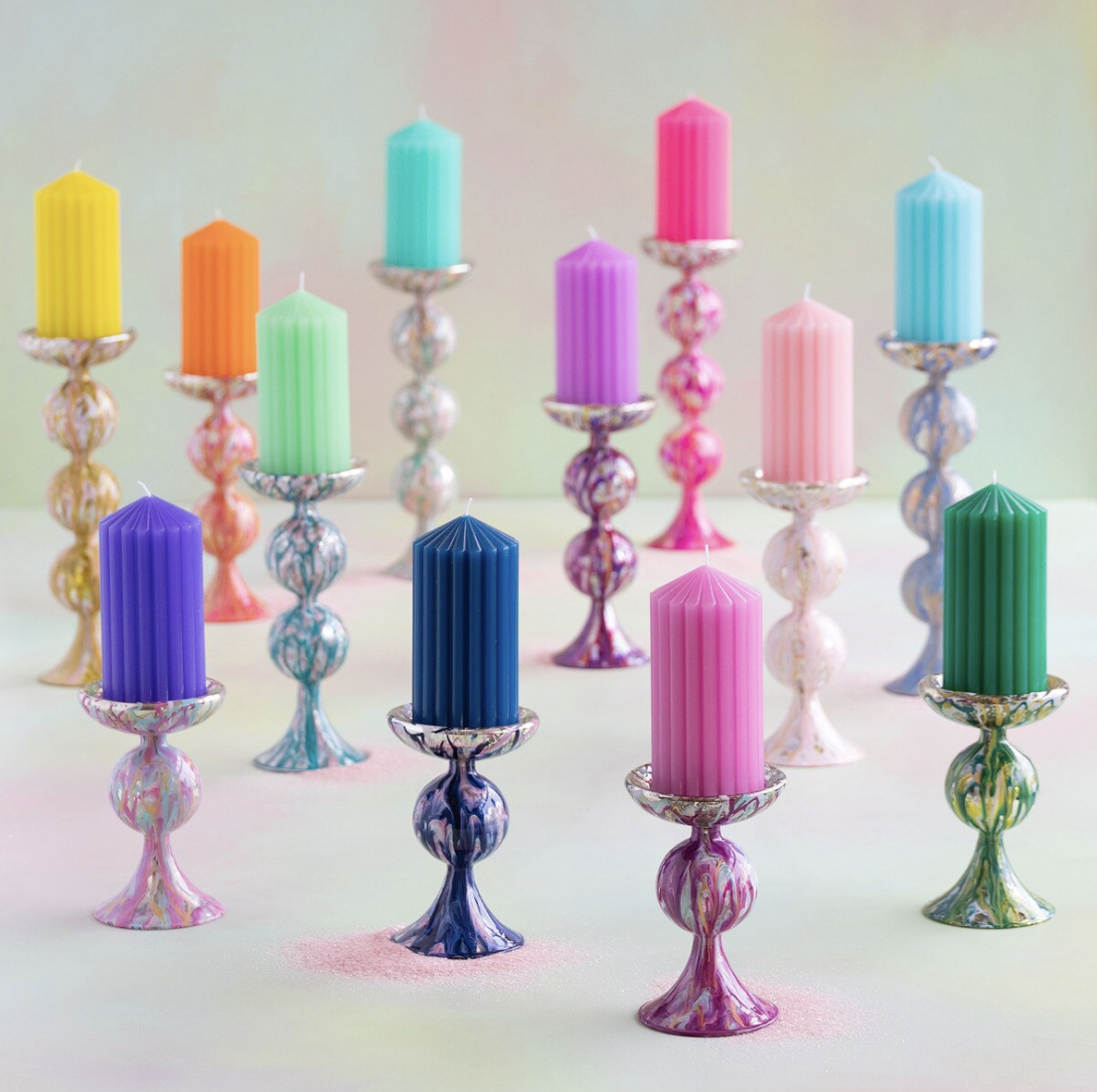 Marble Candle Holder