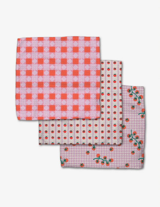 Tomato Harvest Dishcloth Set