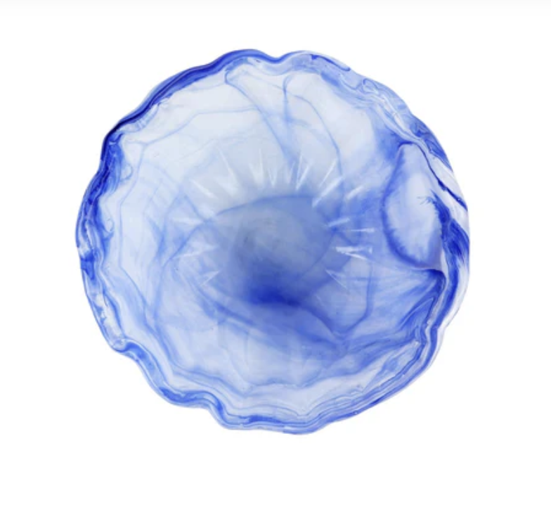 Onda Glass Cobalt Small Bowl