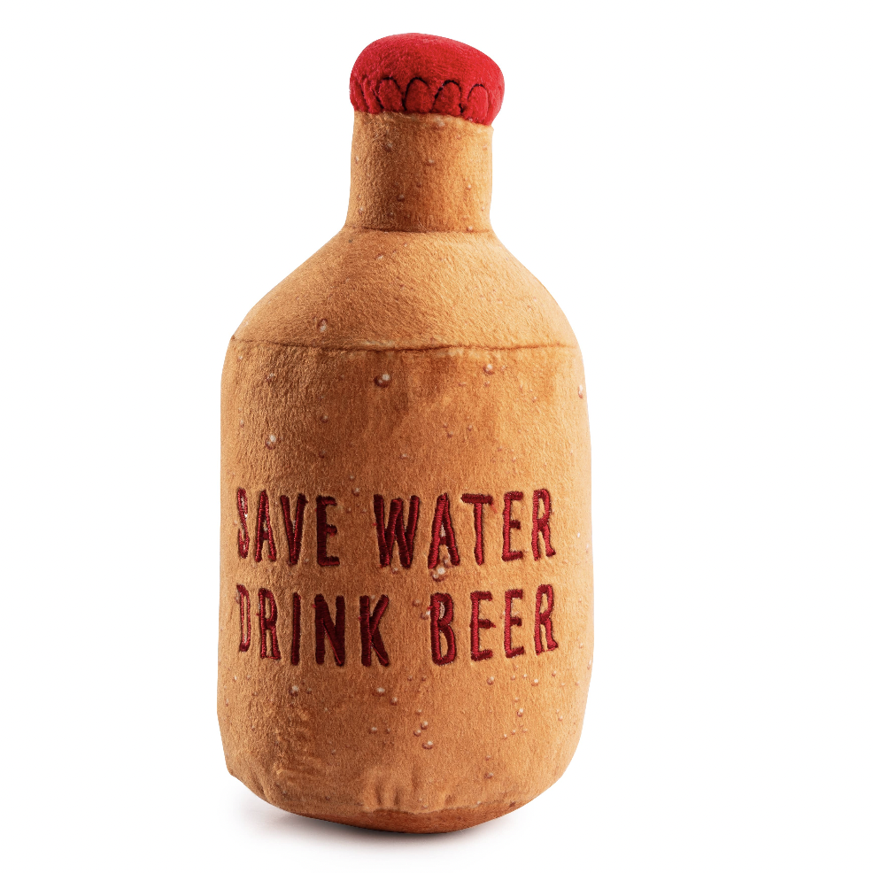 Woofs Beer Bottle Dog Toy