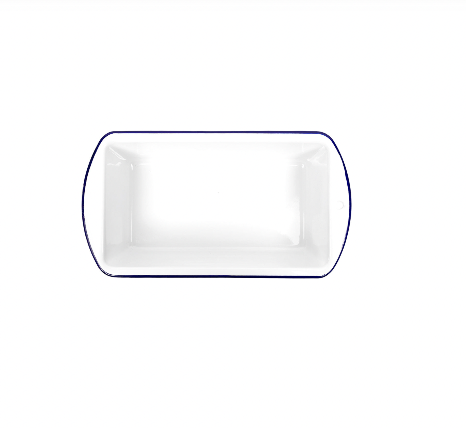 Blue Rim Loaf Pan