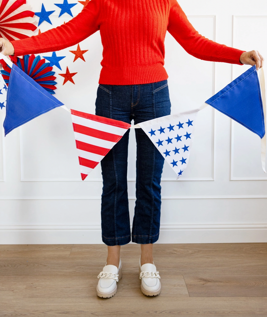 Stars & Striped Pennant Banner