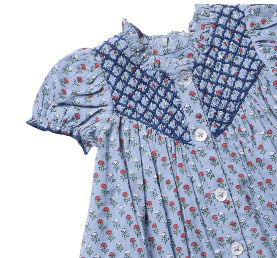Light Blue Carnation Lucia Dress
