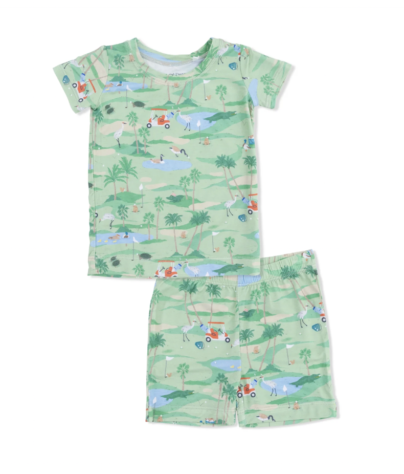 Golf Oasis Animals Pajama Short Set
